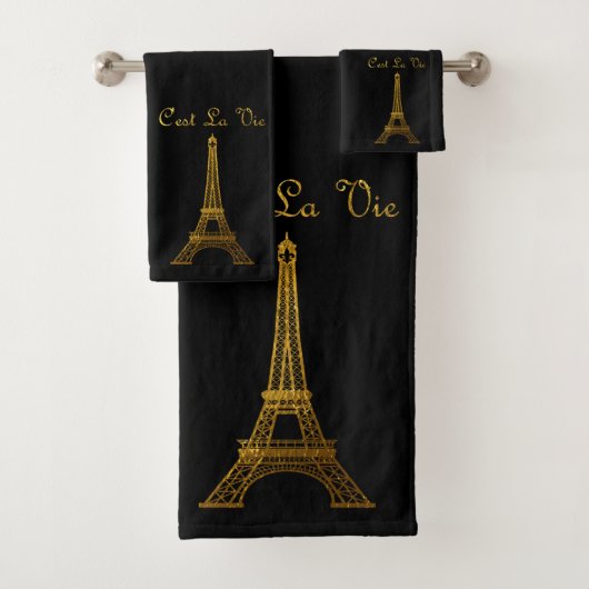 Parijs: La Tour Eiffel Bad Handdoek (Insitu)