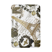 Parijs: La Tour Eiffel Badmat (Voorkant Verticaal)