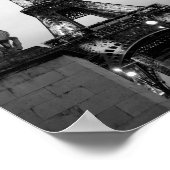 Parijs laat de Eiffeltoren op reis Poster (Hoek)