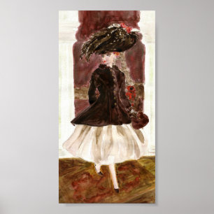 Parijs lampjes: Mode van Matisse Doll Poster