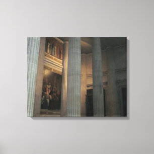 Parijs - Le Pantheon Canvas Afdruk