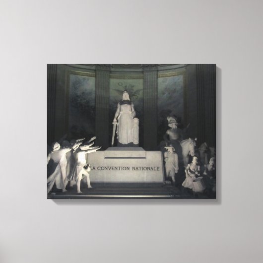 Parijs - Le Pantheon Canvas Afdruk (Voorkant)