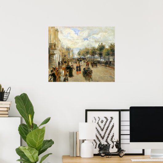 Parijs, Le Quai Malaquais, door Renoir Poster (Thuiskantoor)