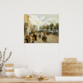 Parijs, Le Quai Malaquais, door Renoir Poster (Keuken)