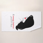 Parijs - Le Rouge Baiser (Rode Kus) Badhanddoek (Badhanddoek)