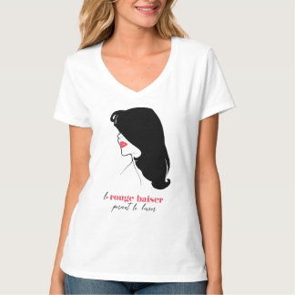Parijs - Le Rouge Baiser (Rode Kus) T-shirt