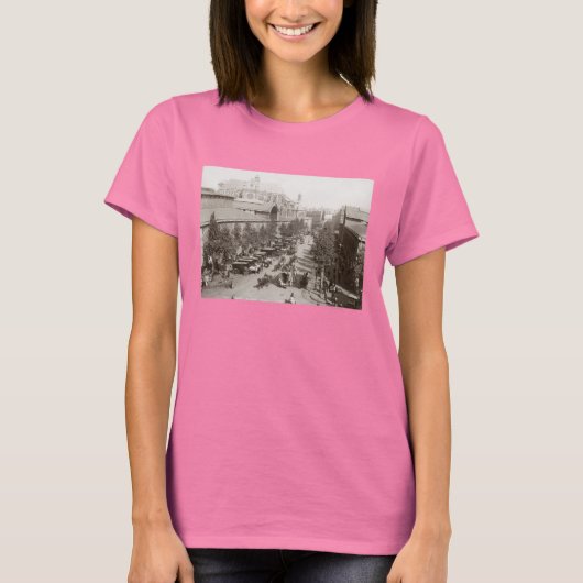 Parijs: Les Halles, C1900 T-shirt (Voorkant)