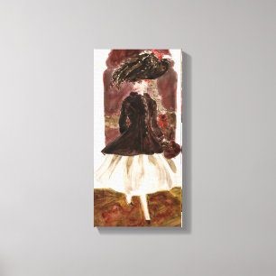 Parijs licht: Mode Matisse Doll Canvas Afdruk