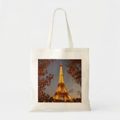 Parijs - Lights - Eiffeltoren - Canvas tas (Voorkant)