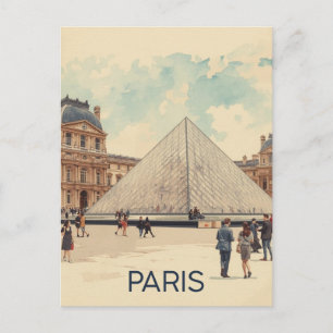 Parijs Louvre Briefkaart
