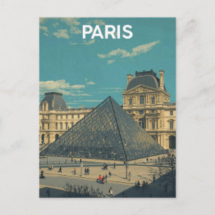 Parijs Louvre Briefkaart