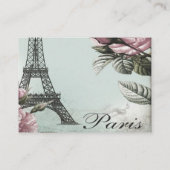  Parijs Luier Raffle Ticket Informatiekaartje (Achterkant)