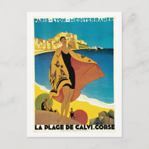 Parijs Lyon mediterraan reizen Briefkaart
