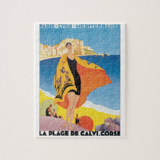  Parijs Lyon mediterraan reizen Legpuzzel (Verticaal)