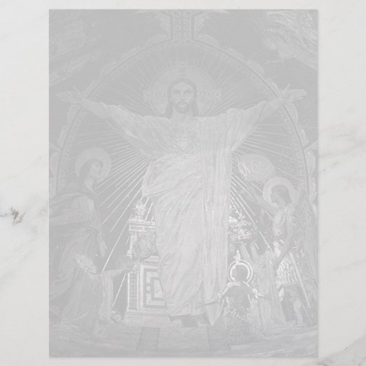  Parijs Main mosaic Sacred Heart jesus (Voorkant)