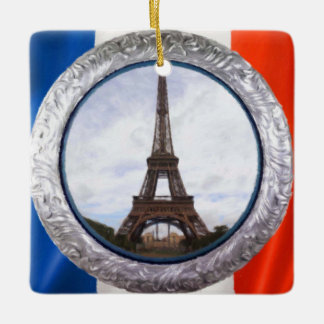 Parijs Medallion Keramisch Ornament