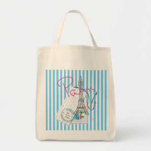Parijs met liefde en Eiffeltoren Tote Bag