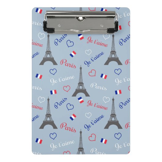 Parijs Mini Klembord (Voorkant)
