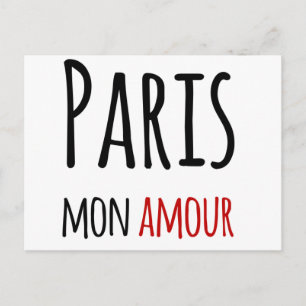 Parijs, mon amour briefkaart