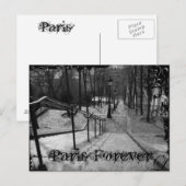 Parijs - Montmartre Briefkaart (Voorkant / Achterkant)