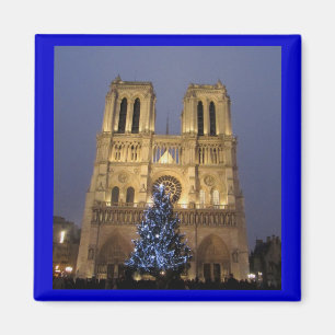 Parijs - Notre Dame bij Kerstmis Magneet