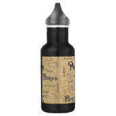 Parijs op Burlap Waterfles (Links)