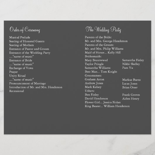 Parijs op het programma Night Wedding (Achterkant)