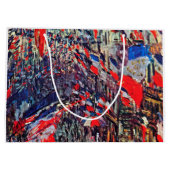 Parijs op nationale dag, Claude Monet Groot Cadeauzakje (Achterkant)