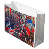 Parijs op nationale dag, Claude Monet Groot Cadeauzakje (Voorkant Gekanteld)