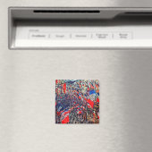 Parijs op nationale dag, Claude Monet Magneet (Insitu (Vaatwasser))