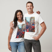 Parijs op nationale dag, Claude Monet T-shirt (Unisex)