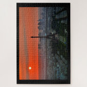 Parijs op Sunset Legpuzzel (Verticaal)