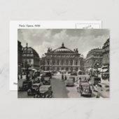 Parijs, Opera, 1930 Briefkaart (Voorkant / Achterkant)
