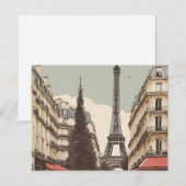 Parijs (Parijs 9) Feestdagenkaart (Voorkant / Achterkant)