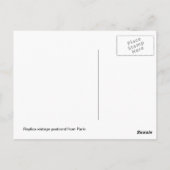  Parijs, Paris Arc de Triumphe; Briefkaart (Achterkant)