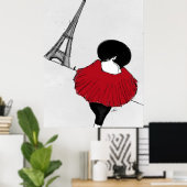 Parijs Poster (Thuiskantoor)