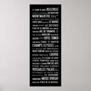 Parijs Poster