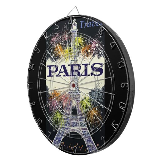Parijs: Poster Dart Board Dartbord (Voorkant Rechts)