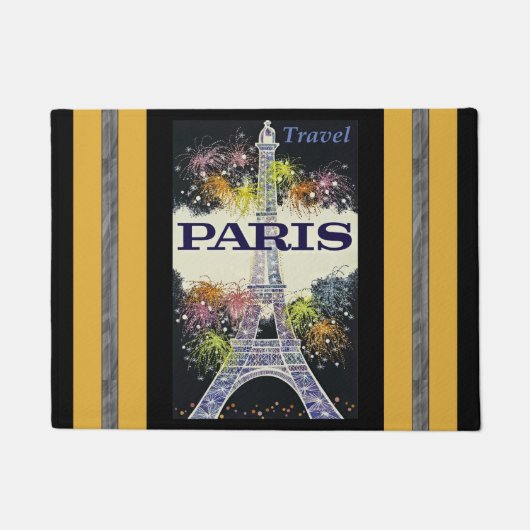 Parijs: Poster Doormat Deurmat (Voorkant)
