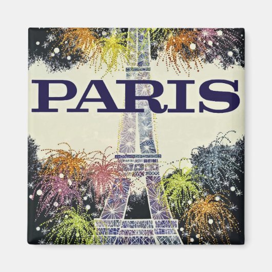 Parijs: Poster Magneet (Voorkant)