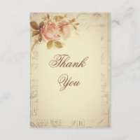 Parijs Postmarks Chic Rozen Dank u