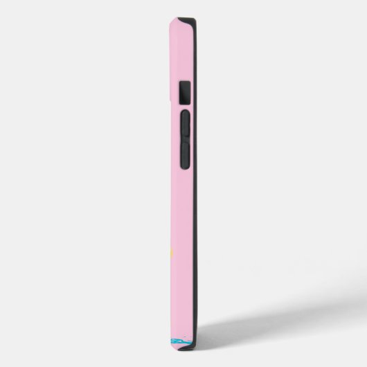 Parijs Reiskunst, Reiskunst, Preppy, Roze Case-Mate iPhone Case (Achterkant / Links)