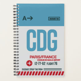 Parijs - Reisplanner 2026 Planner