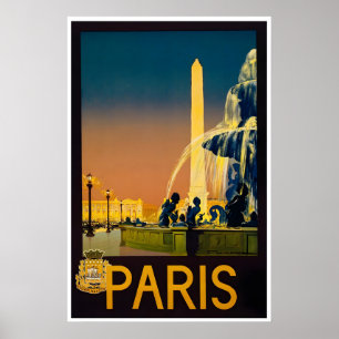Parijs Reisposter Frans Kunstwerk Frankrijk Print