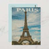  Parijs-reizen Briefkaart (Voorkant / Achterkant)