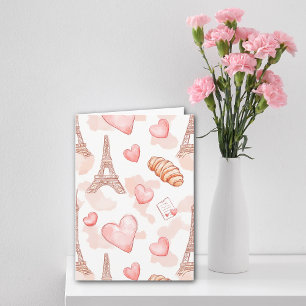 Parijs' Romantische Valentijnsdag Kaart
