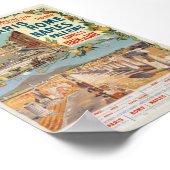 Parijs Rome Napels Vintage Poster 1905 (Hoek)