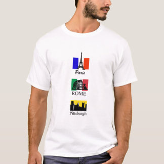 Parijs, Rome, Pittsburgh T-shirt