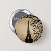 Parijs Ronde Button 5,7 Cm (Voorkant /achterkant)