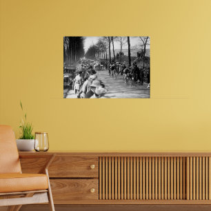 Parijs-Roubaix 1927 aan de Doullens-kust Poster